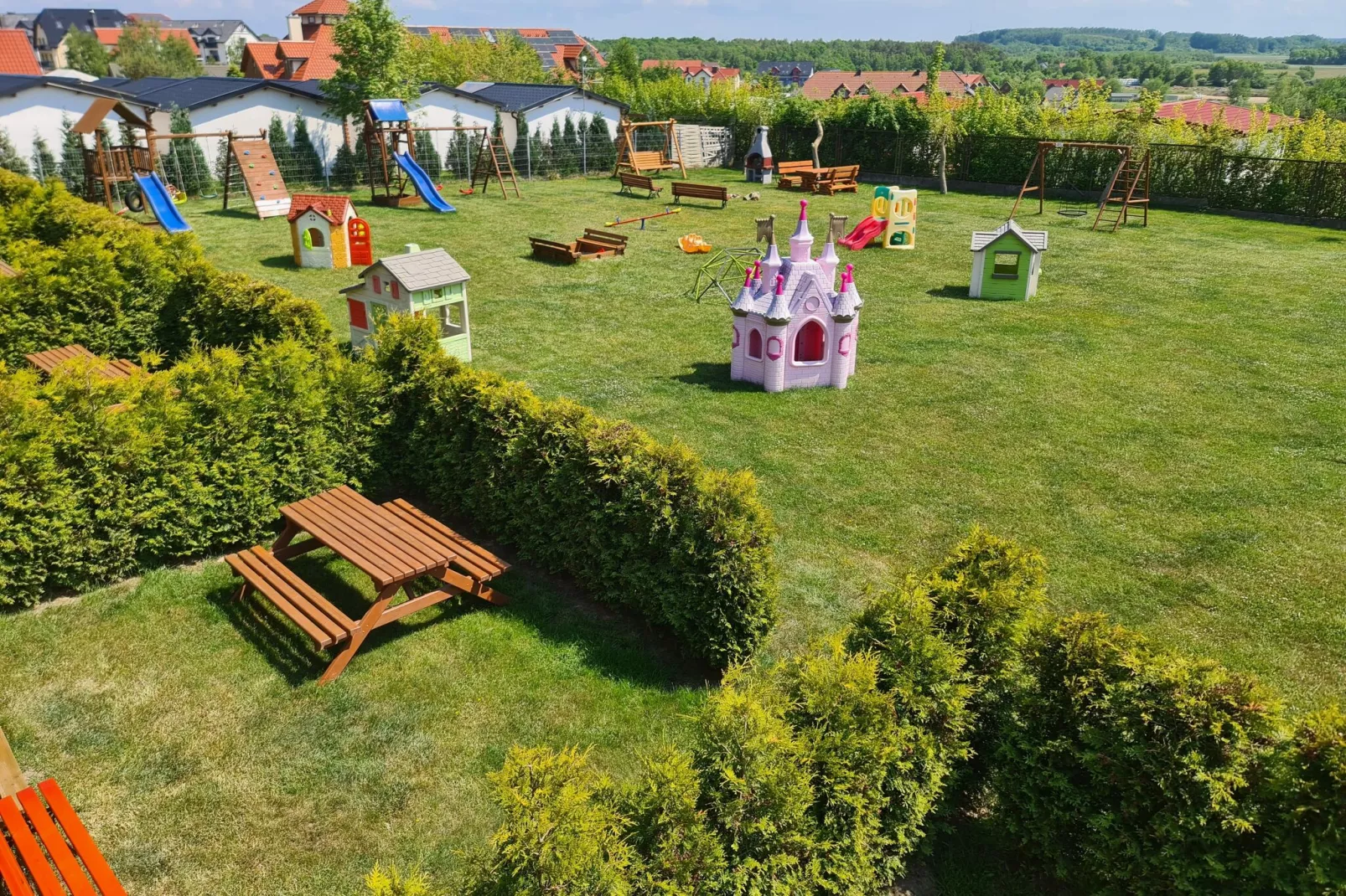 Domki piętrowe Jarosławiec-Tuinen zomer
