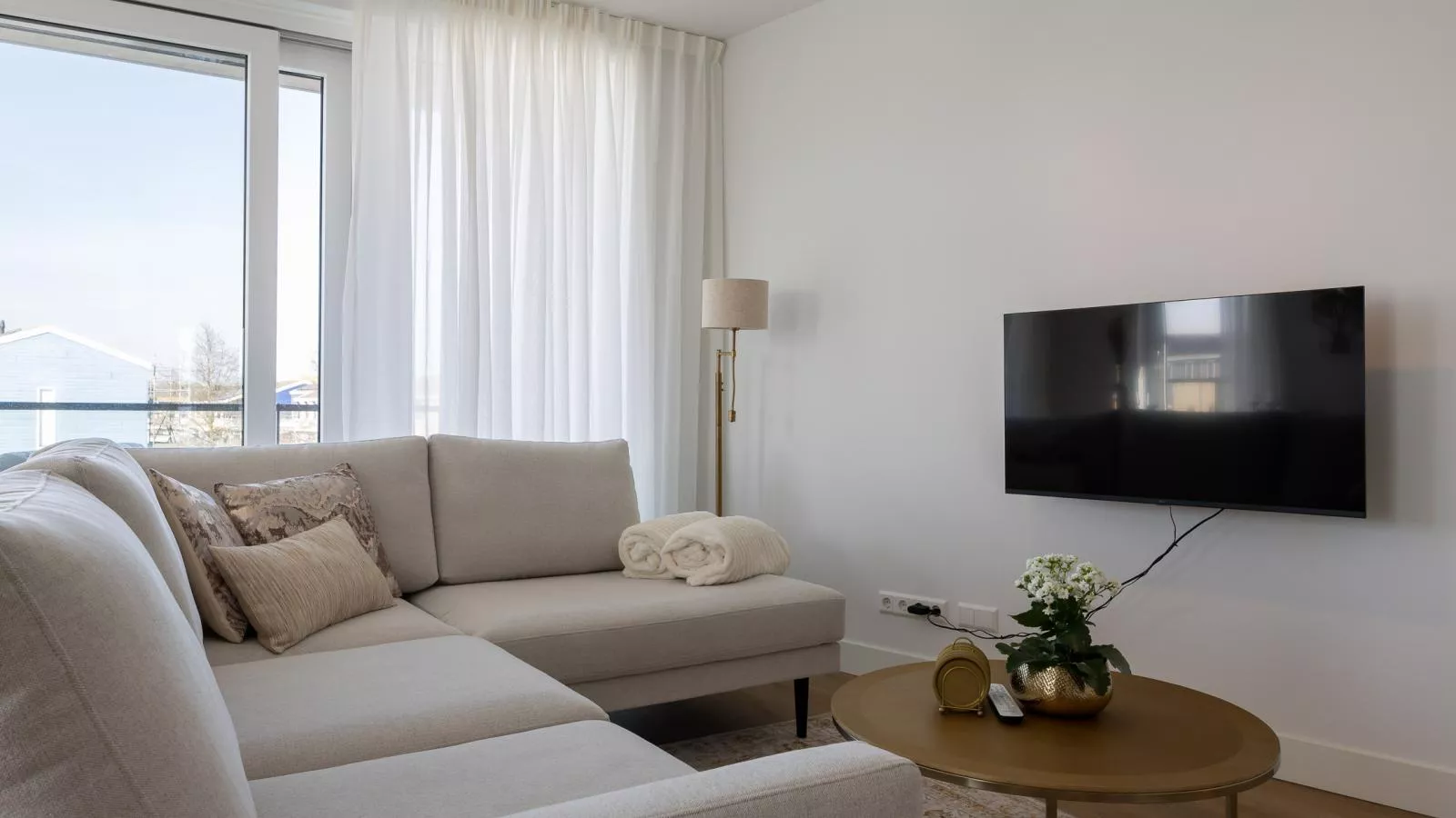 Marina Spa View Kortgene - Woonkamer