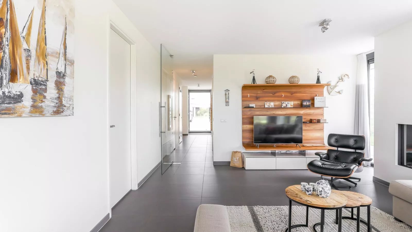 Duinvallei Lodge Zeeland - Woonkamer