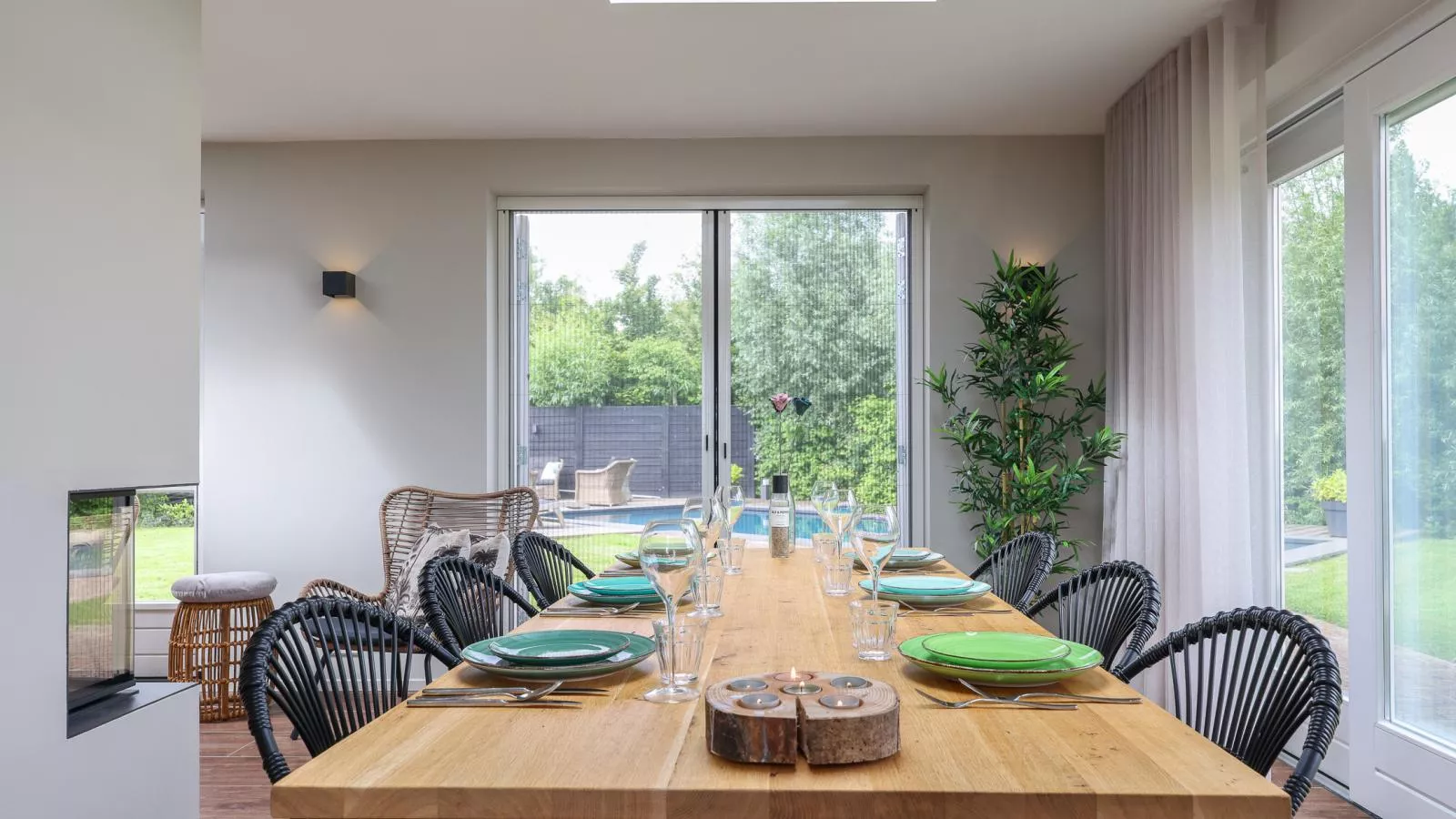 Zeeuwse Polderlodge - Eetkamer