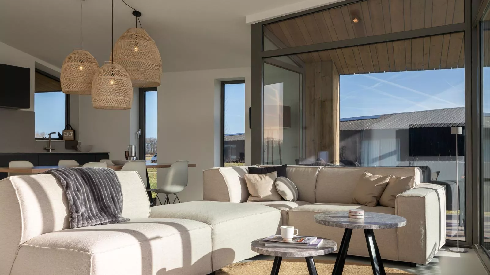 Natuurhuis Windakker - Woonkamer