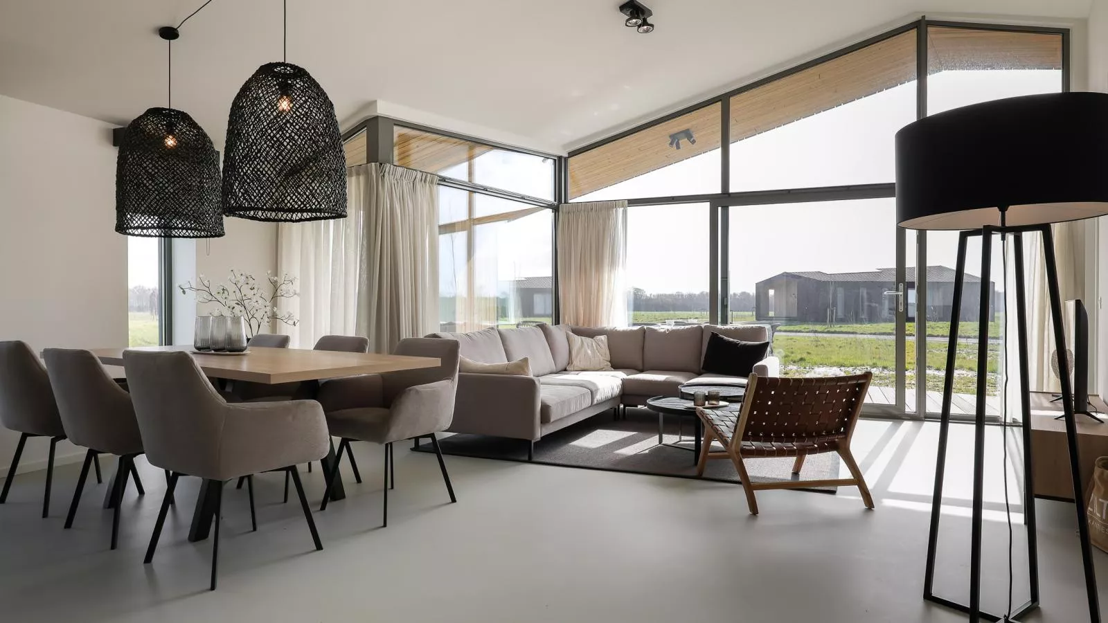 Natuurhuis Veldbries - Woonkamer