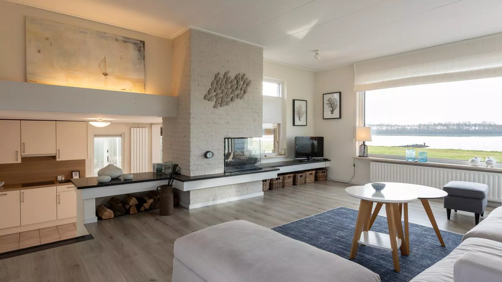 Veerse Meer Natuurvilla - Woonkamer