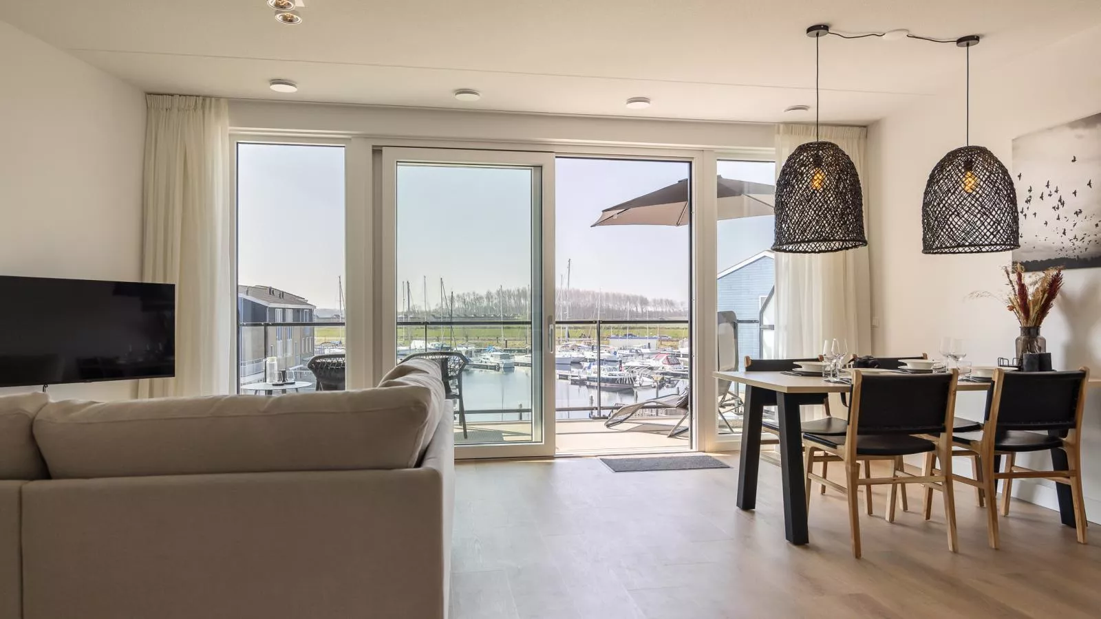 Marina Relax Suite Kortgene - Woonkamer