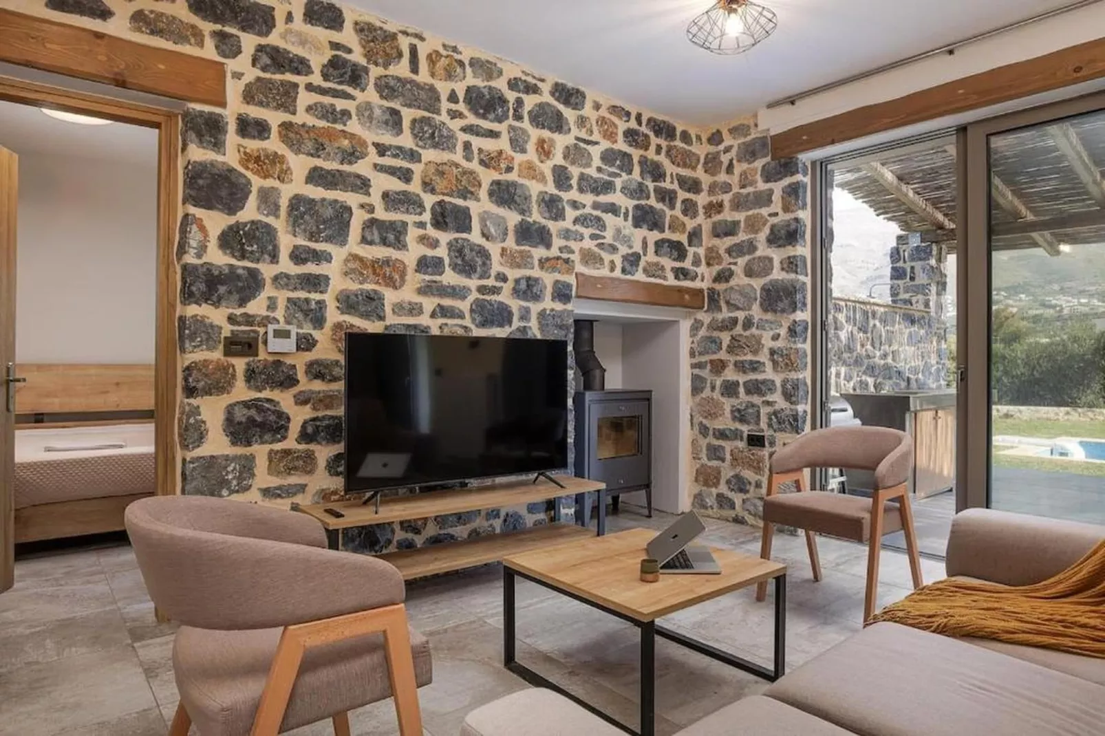 Kozilis Villas - Woonkamer