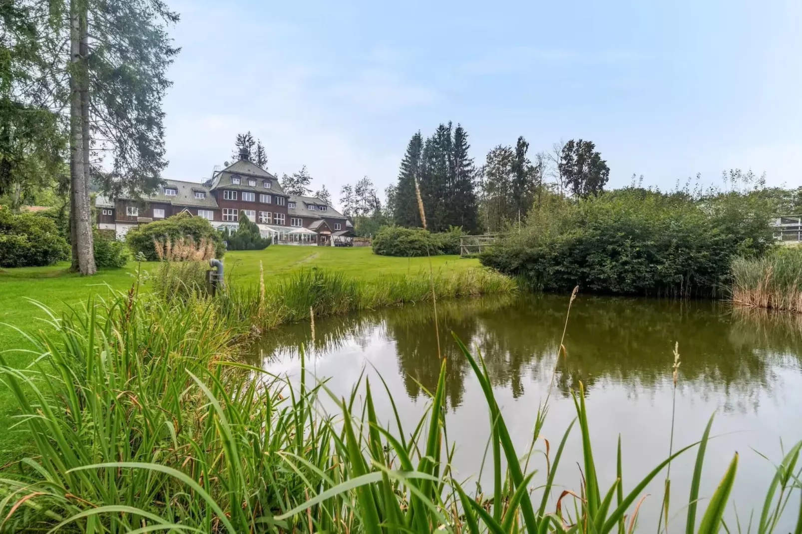 Hotel Harzhaus - Ferienhaus 3 - Tuinen zomer