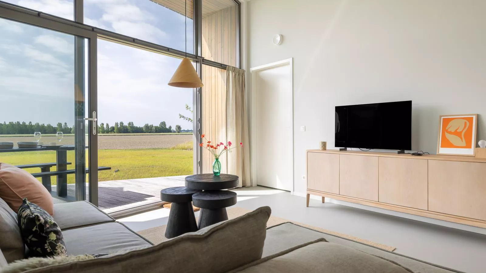 Natuurhuis Kreekrand - Uitzicht zomer