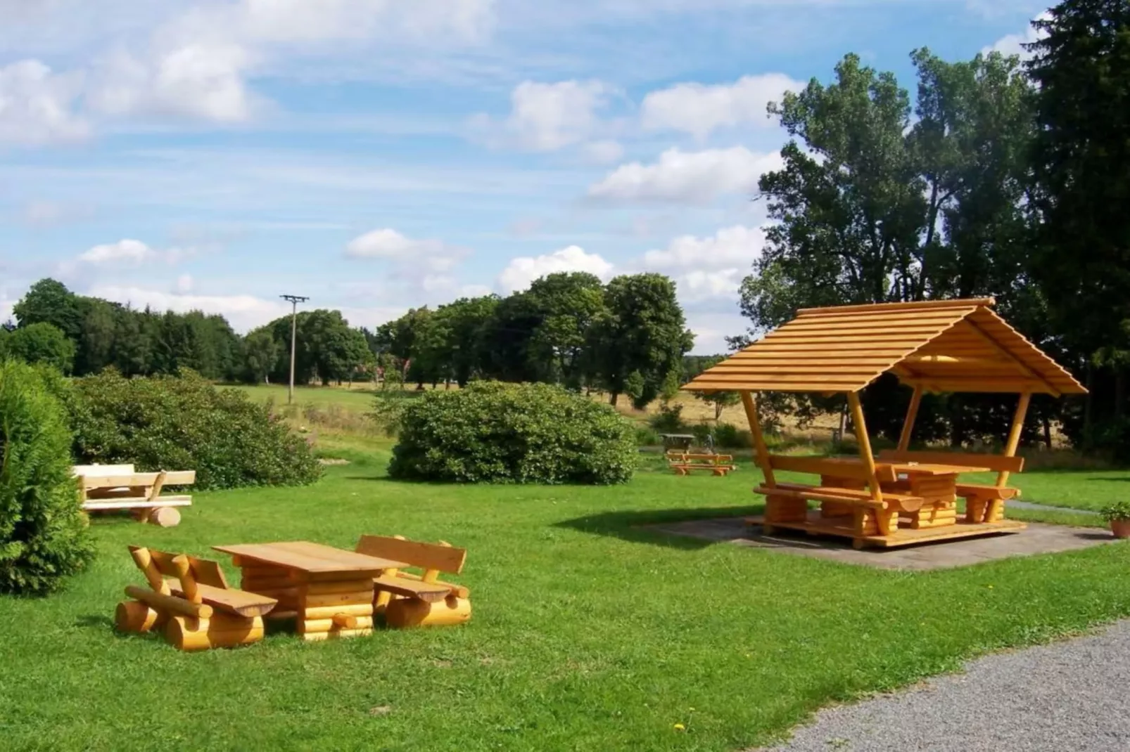 Hotel Harzhaus - Ferienhaus 2 - Tuinen zomer