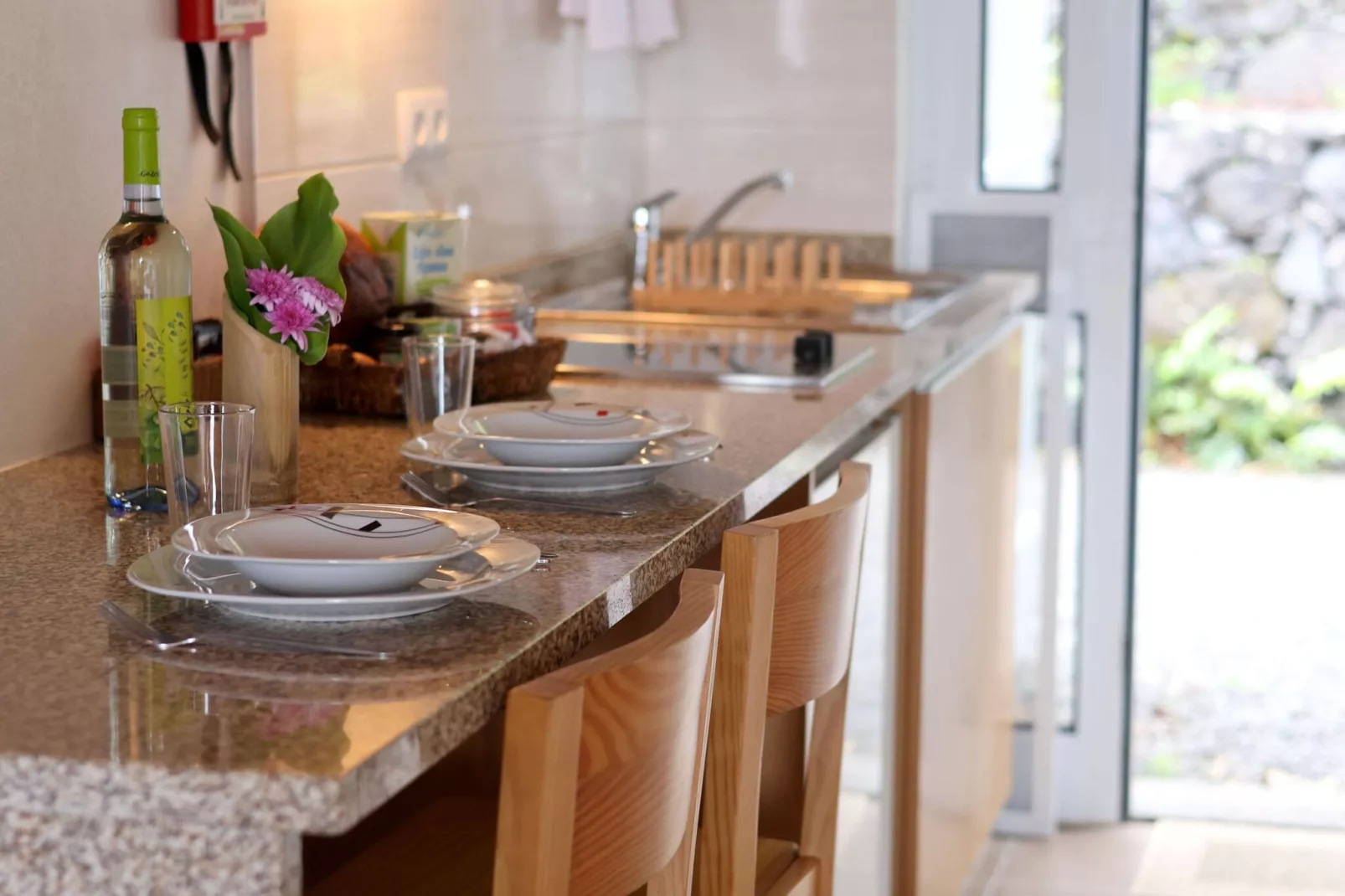 Small semi-detached holiday home in Santo Amaro-Keuken