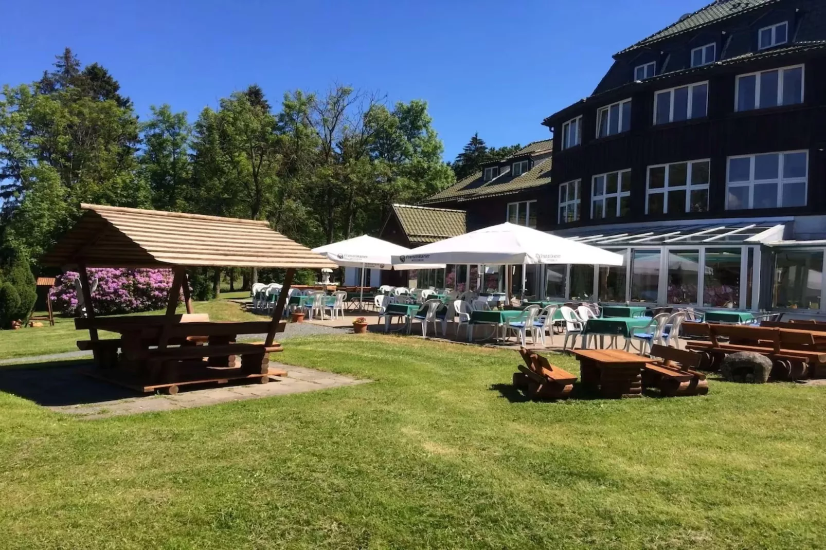 Hotel Harzhaus - Ferienhaus 3 - Terras