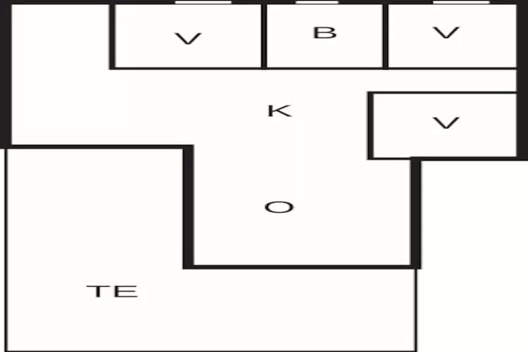 Afgelegen toevluchtsoord met uitzicht - Plattegrond