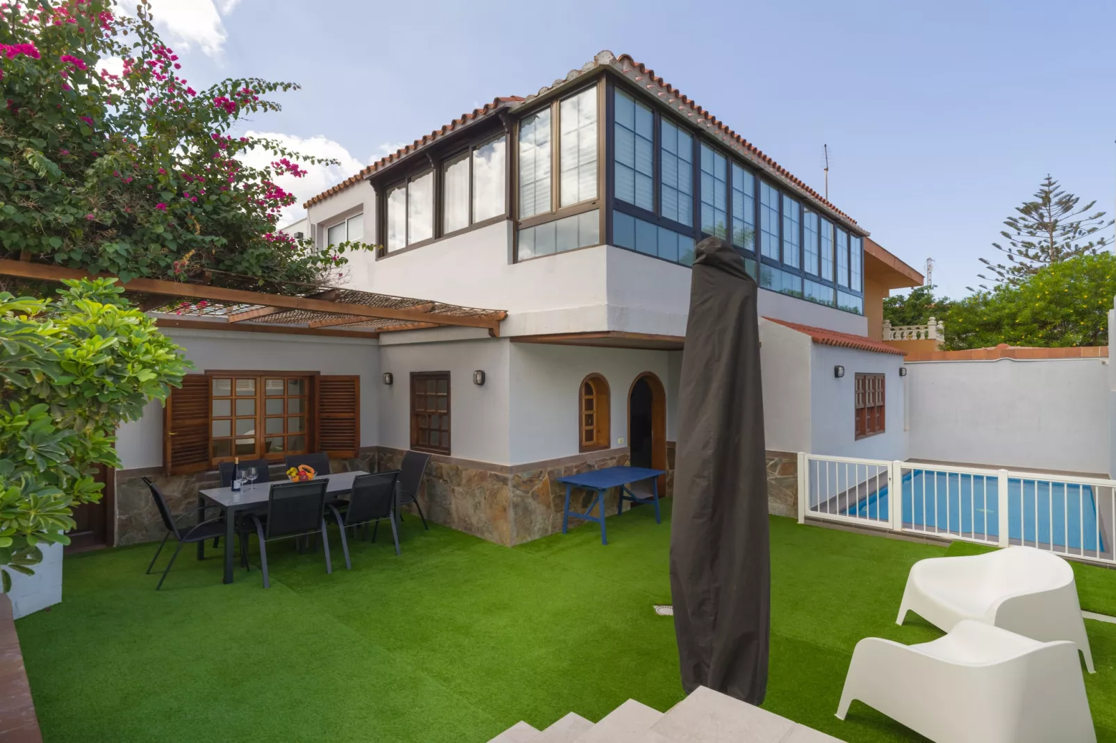 Great house with Pool S.Agustín By CanariasGetaway - Terras