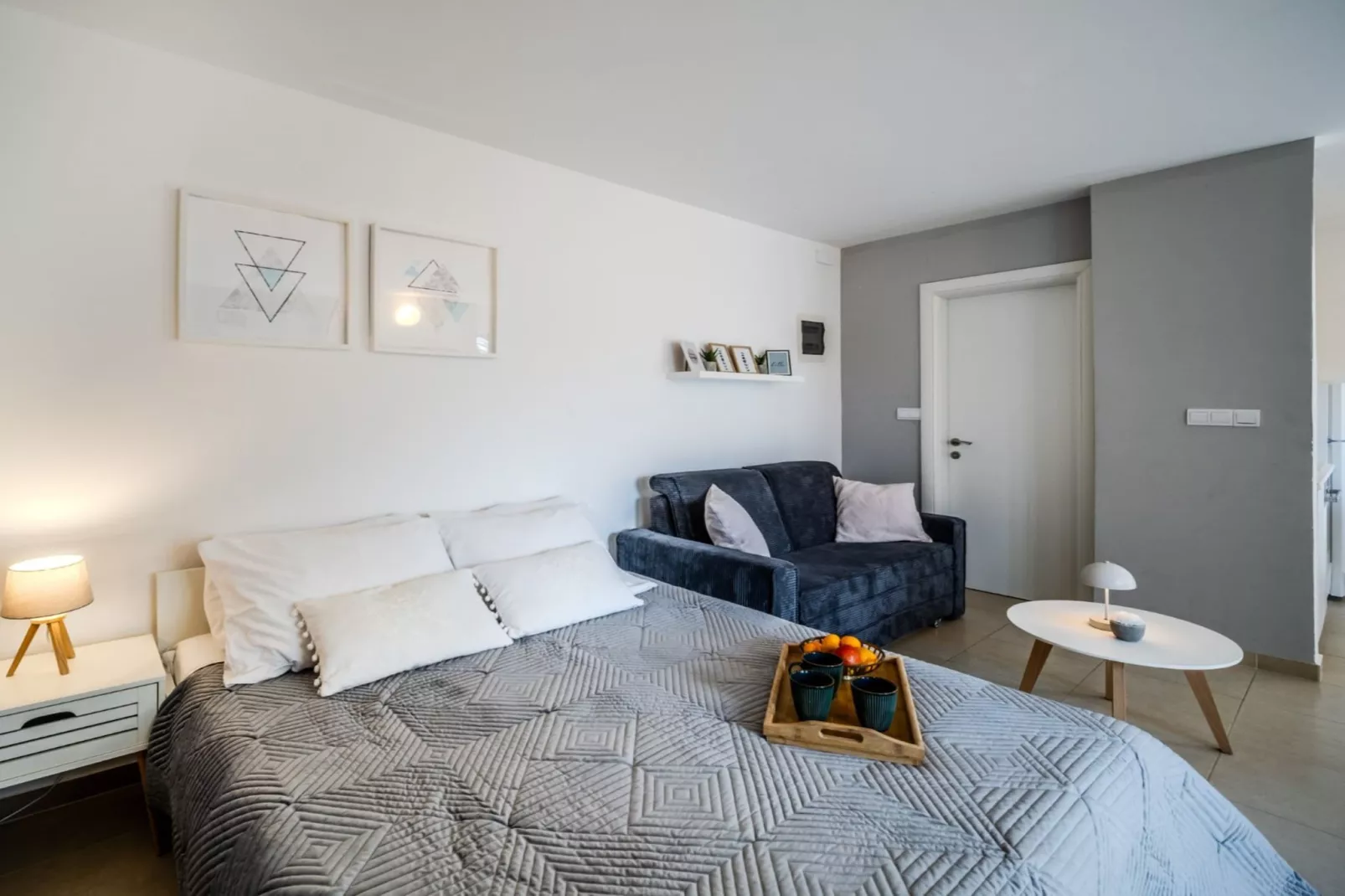 Apartments Tomy - Studio Apartment with terrace - Slaapkamer