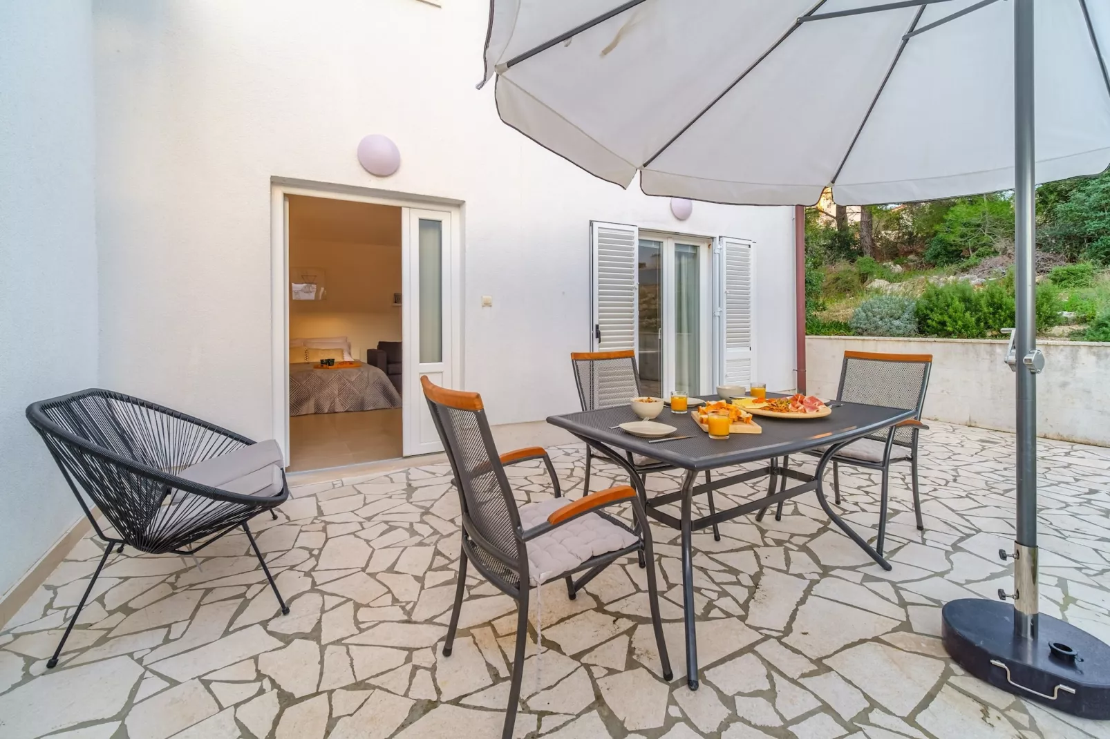 Apartments Tomy - Studio Apartment with terrace - Terras