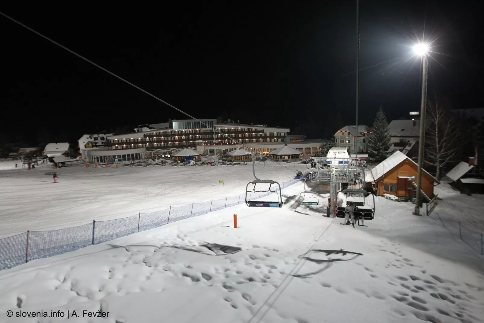 Pocitniska hisa Gobela-Gebied winter 5km