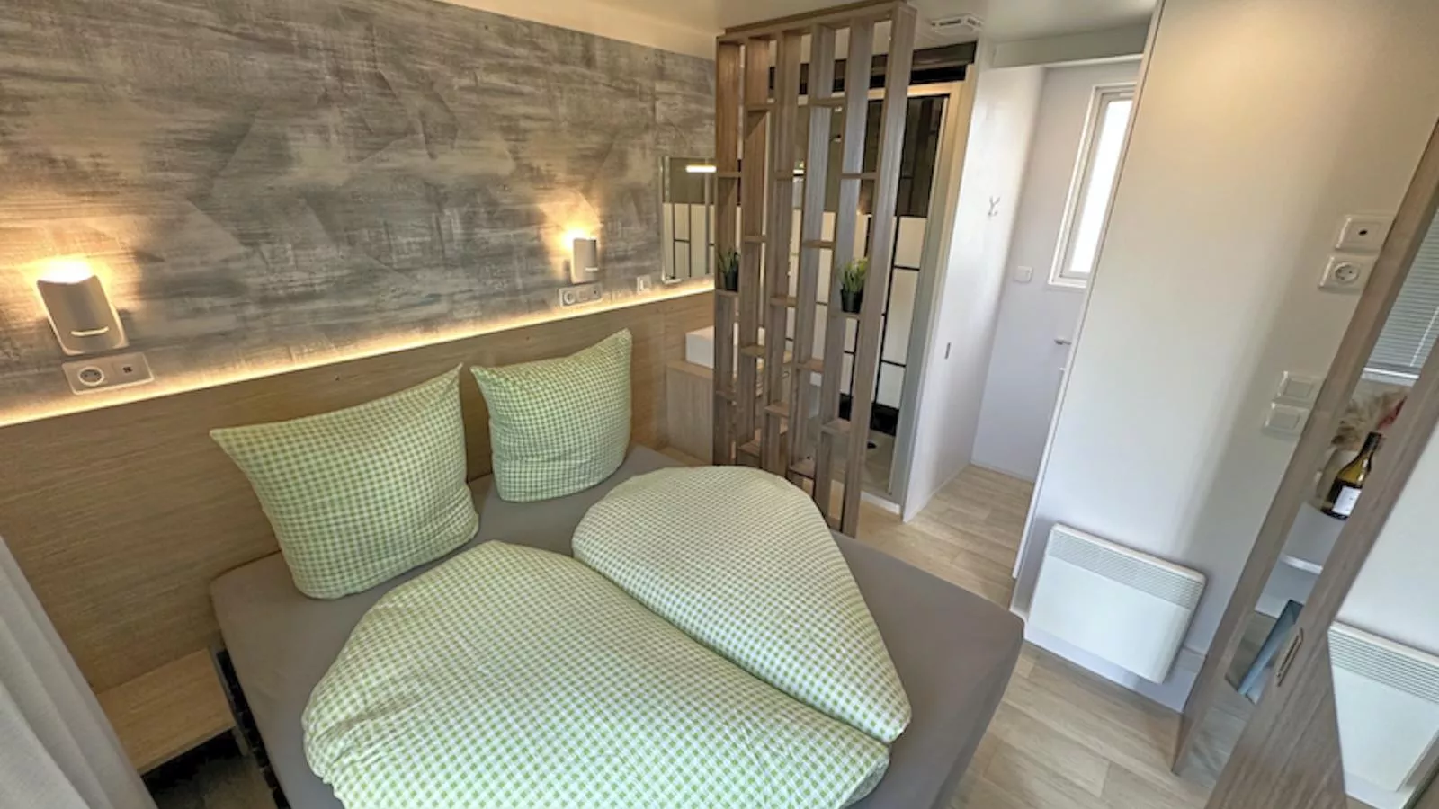 Feriendorf Seeblick - Tiny Nr 7 - Slaapkamer