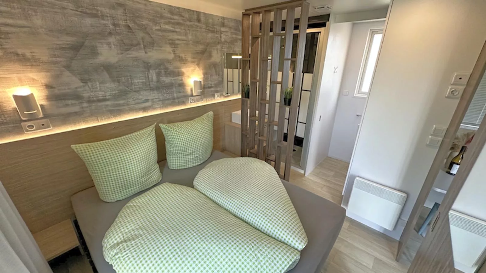 Feriendorf Seeblick - Tiny Nr 1 - Slaapkamer