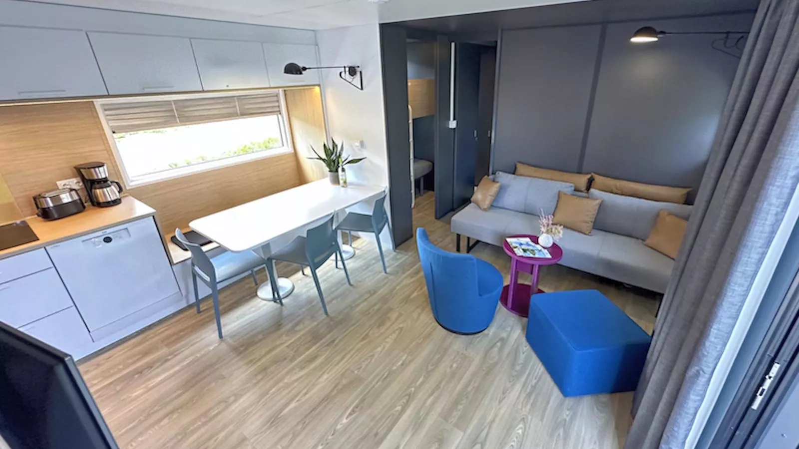 Feriendorf Seeblick - Tiny Nr 1 - Woonkamer