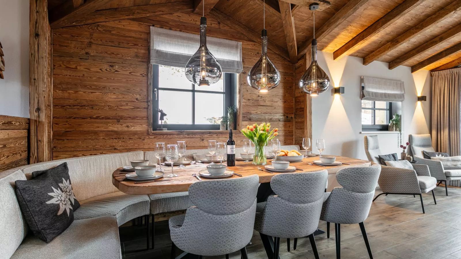 Chalet Gipfel Lodge Alpine Style - Eetkamer