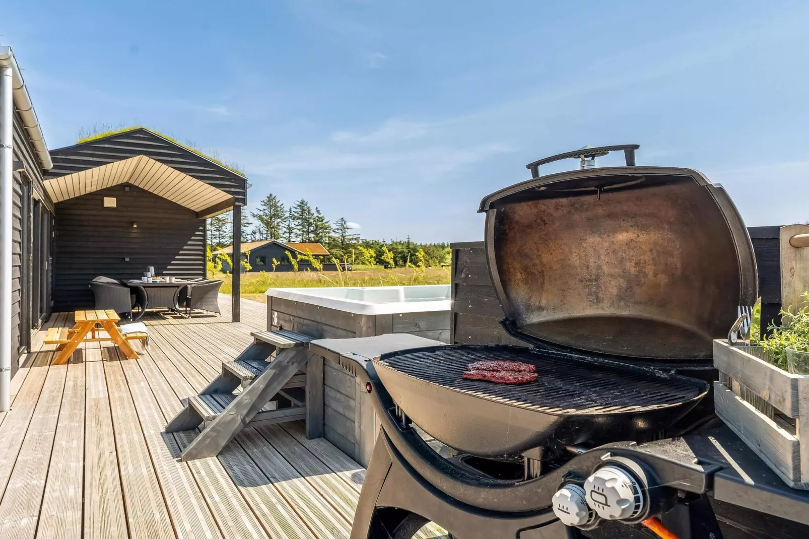 4 sterren vakantie huis in Saltum - Buitenlucht