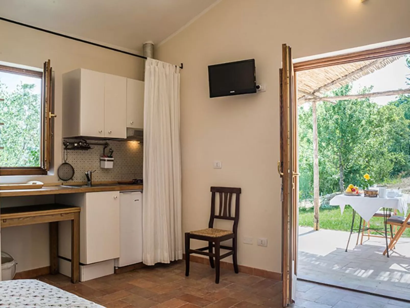 Ferienstudio Saturnia, Toskana - Binnen