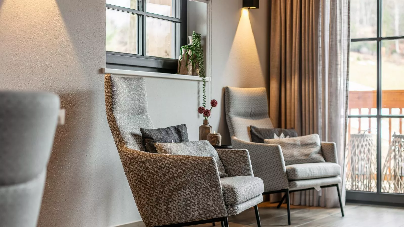 Chalet Gipfel Lodge Alpine Style - Woonkamer