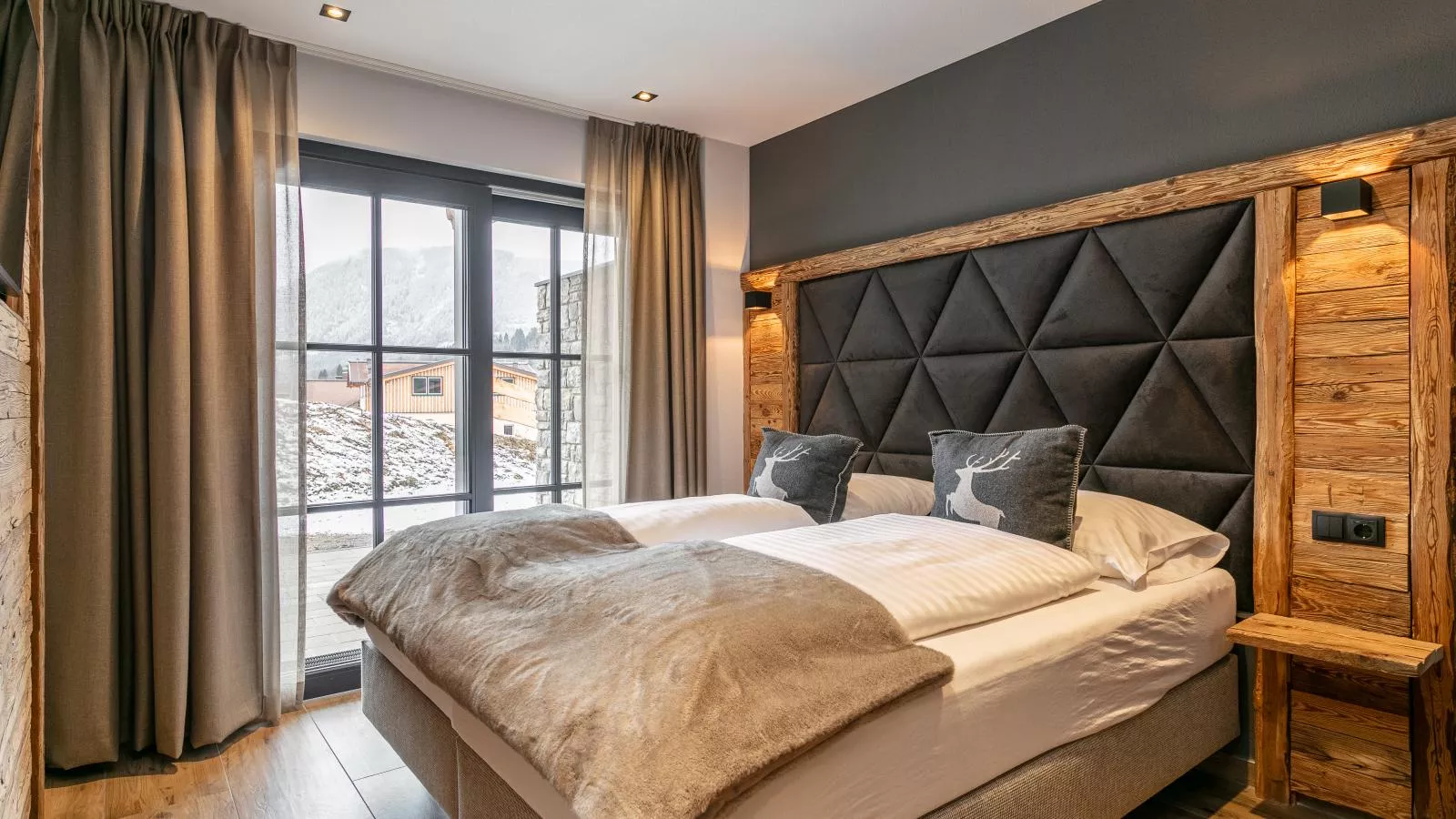 Chalet Gipfel Lodge Alpine Style - Slaapkamer