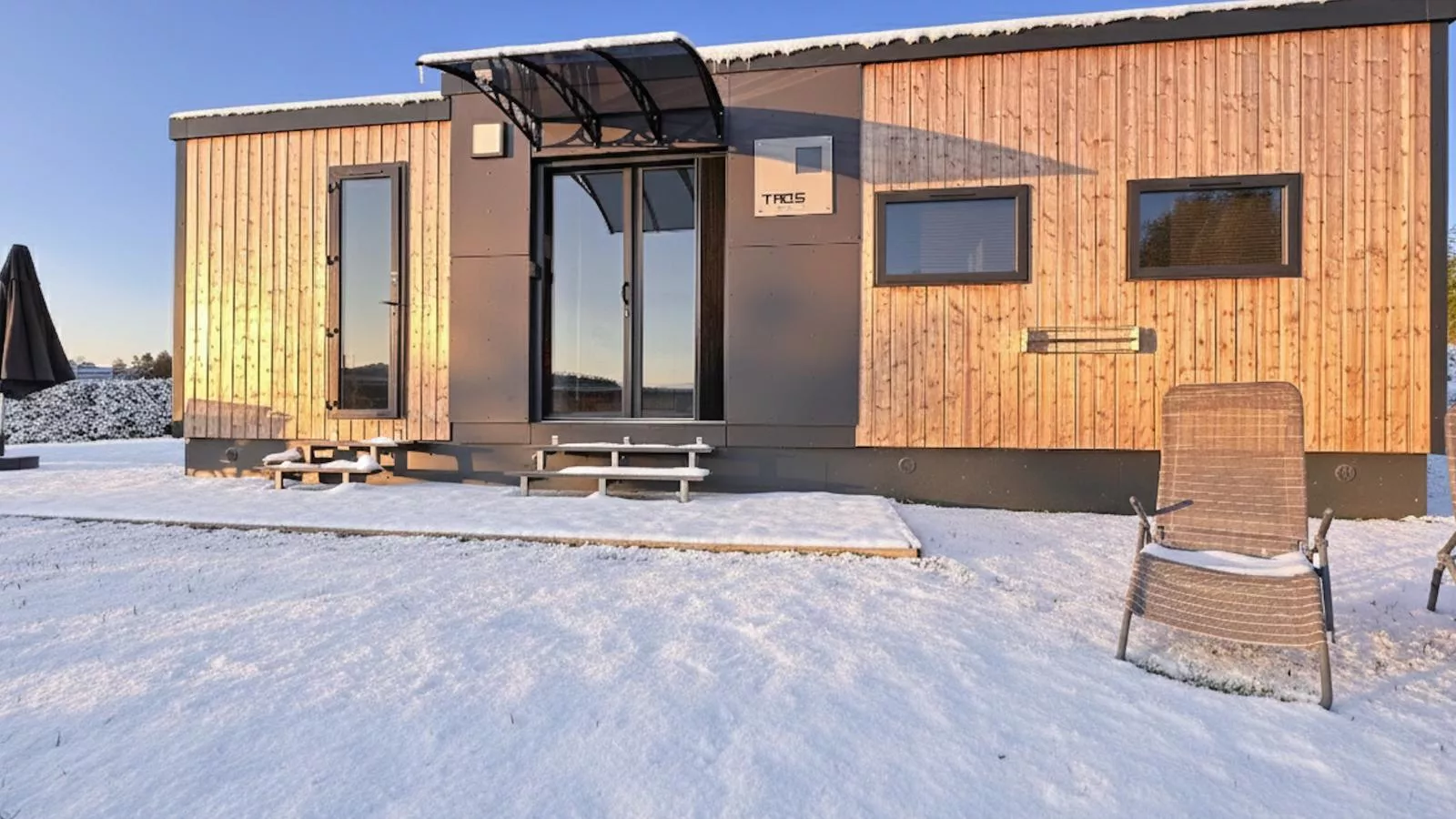 Feriendorf Seeblick - Tiny Nr 2 - Exterieur winter