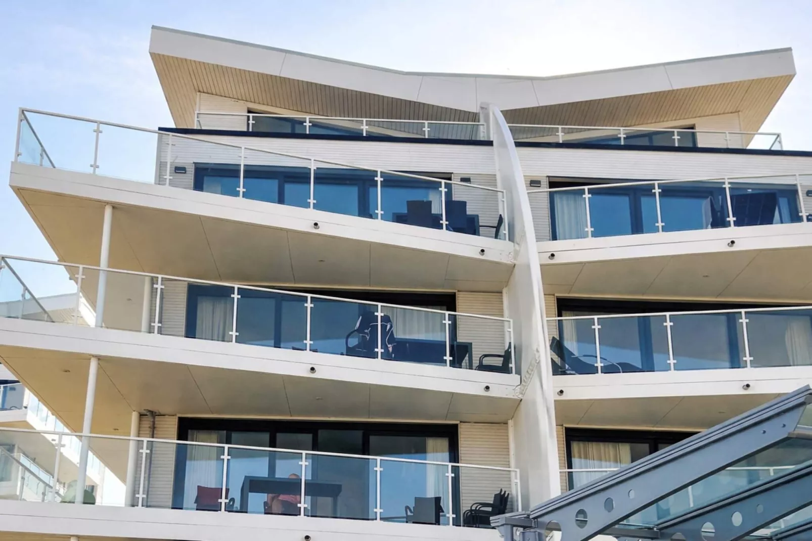 Gezellig modern appartement met zeezicht