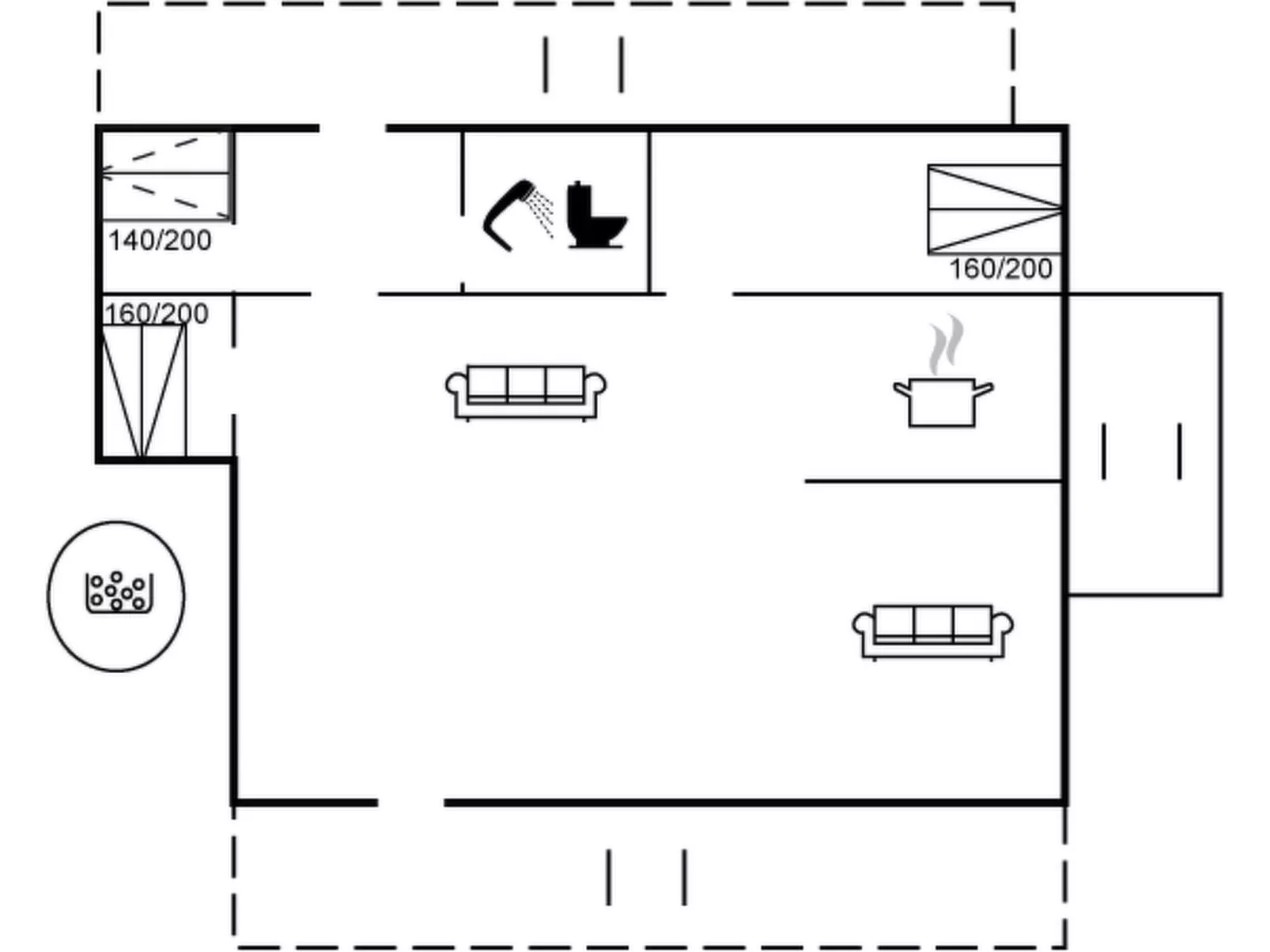 "Anelle" - 100m from the sea - Binnen