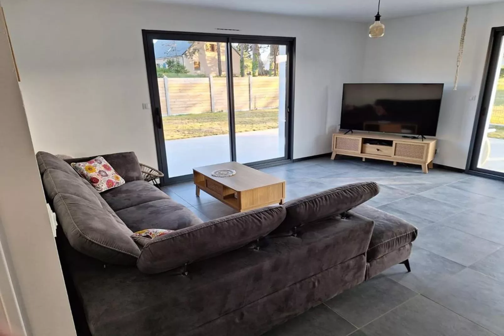 Maison près de la Plage en Normandie - Woonkamer