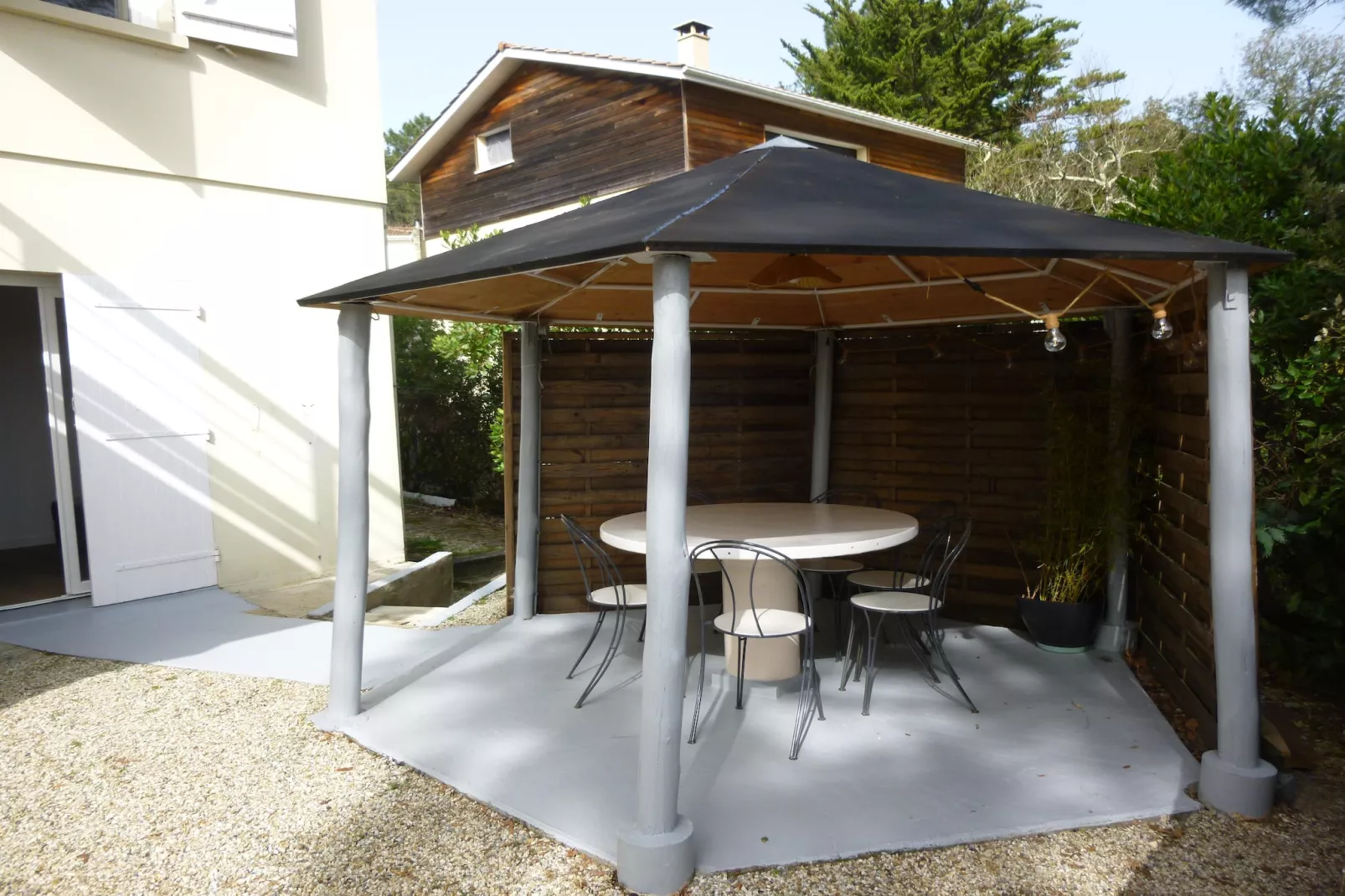 Maison avec vue sur le lac Lacanau - Terrasbalkon