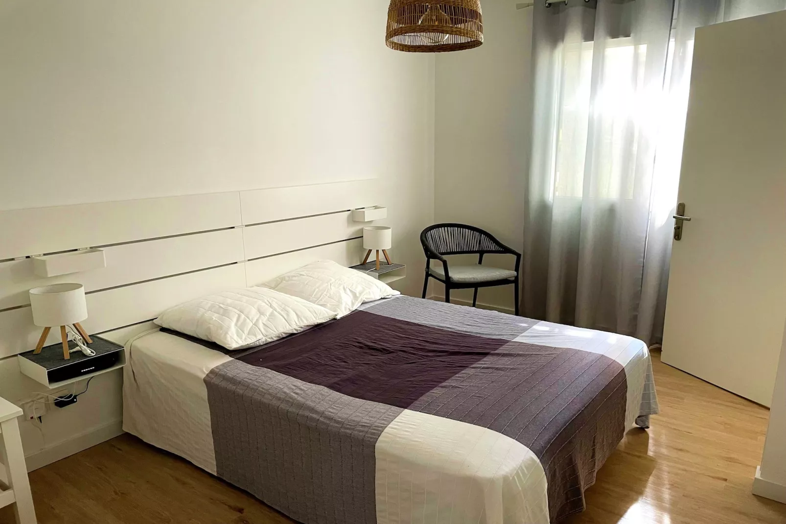 Maison avec vue sur le lac Lacanau - Slaapkamer