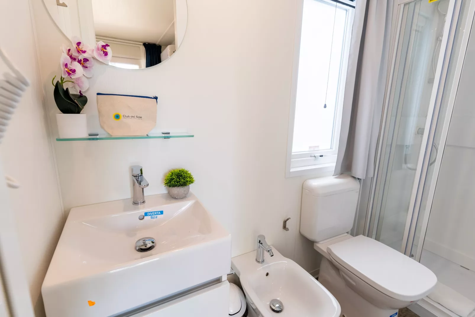 Jesolo Family Resort - LODGE DELUXE FAMILY - Badkamer