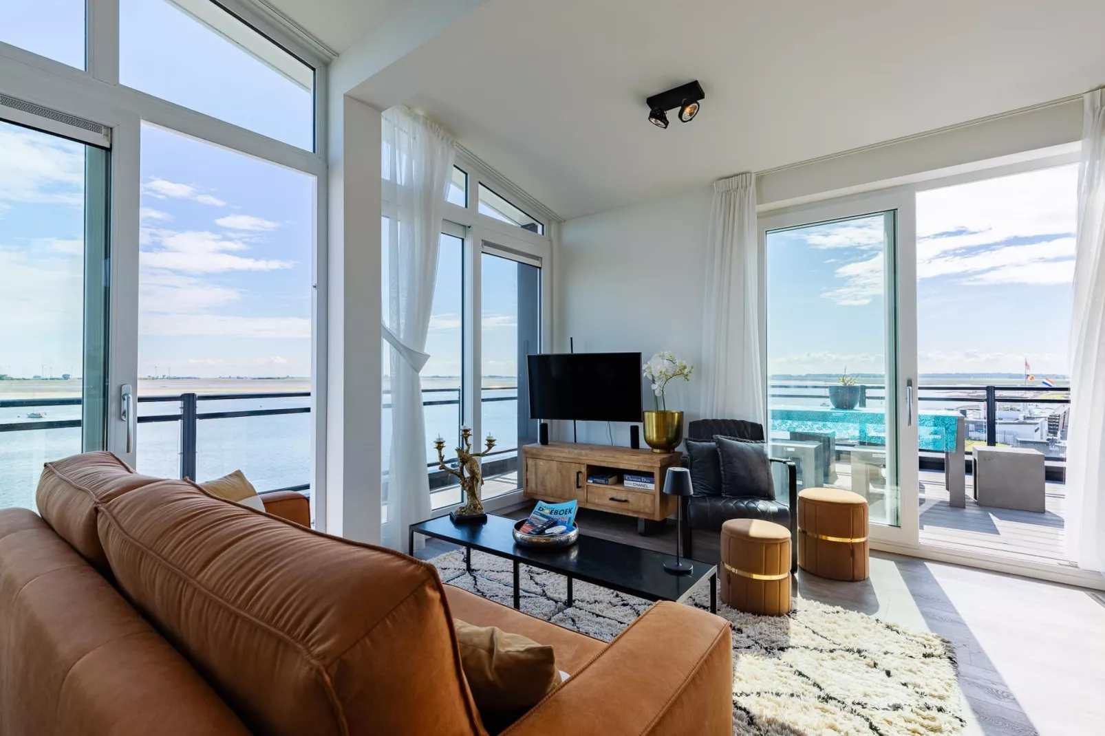 Penthouse at the beach - with balcony | No. 26 - 2 Pers.  | Vista Maris - Woonkamer