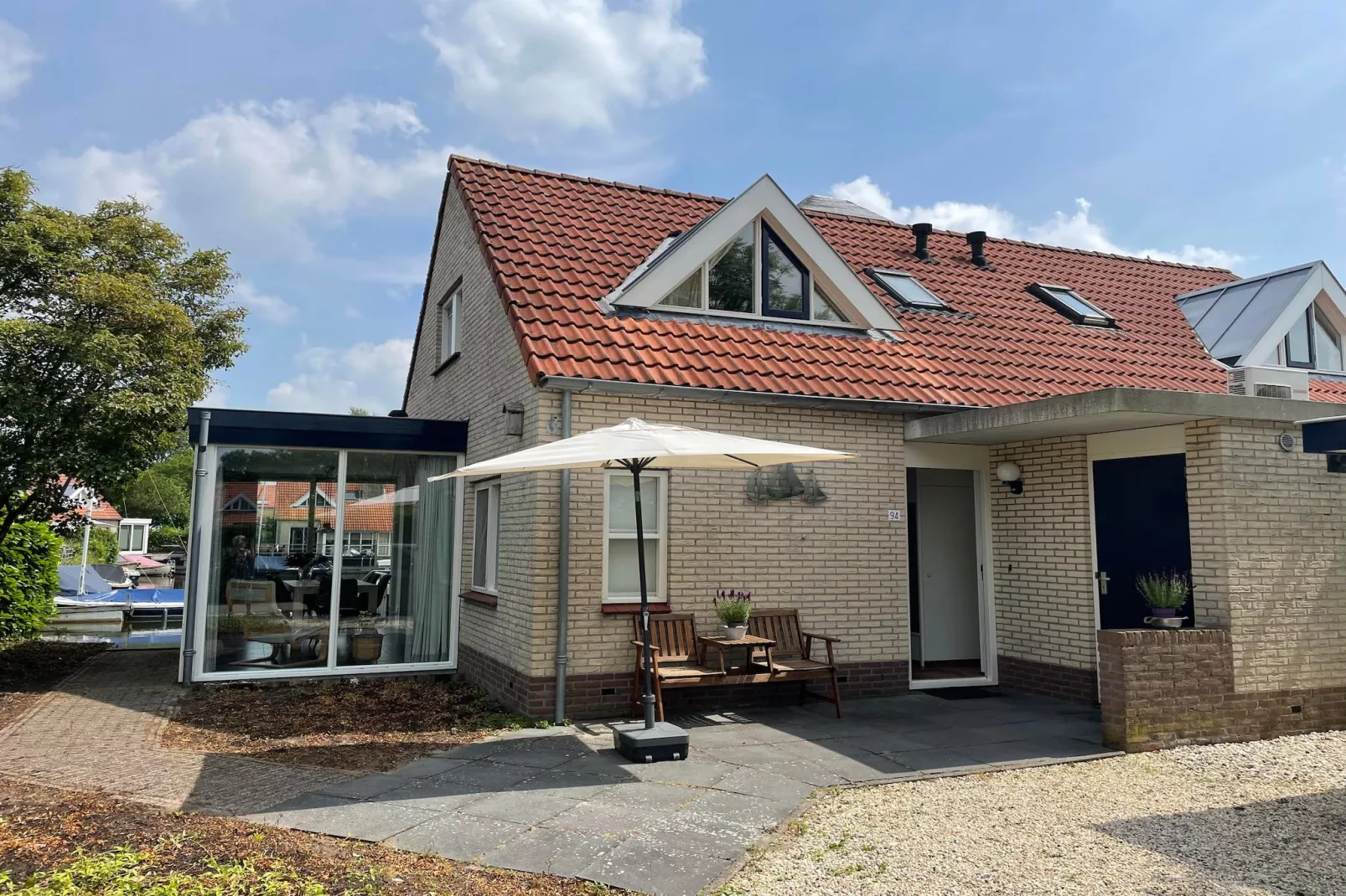 Watervilla de Rietzanger - Buitenkant zomer