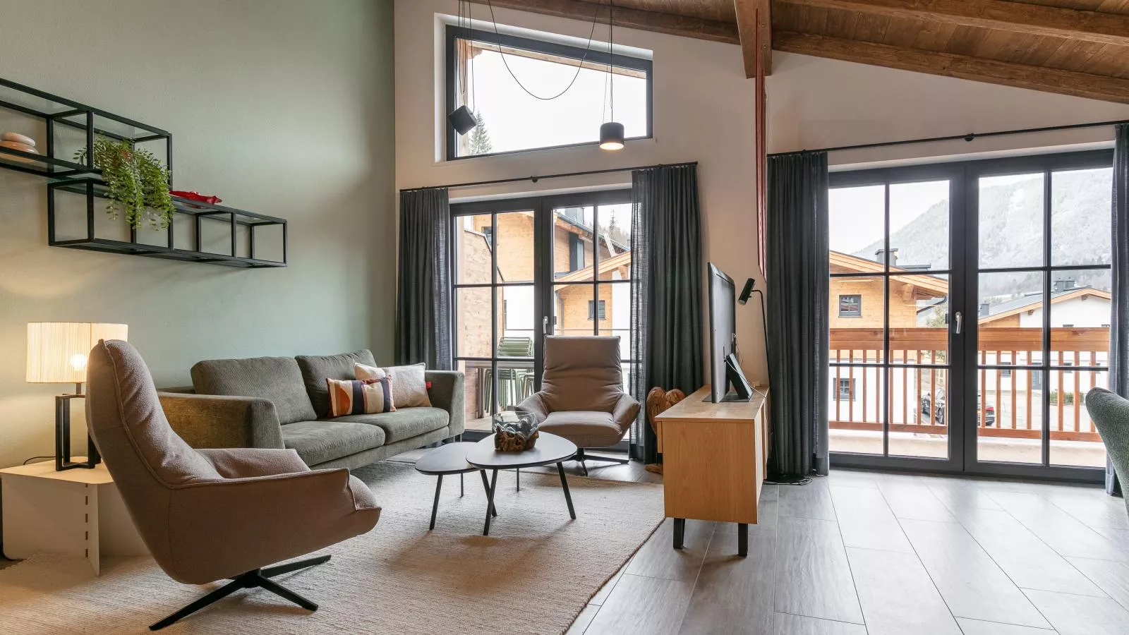 Tauernlodge Eben C1 - Woonkamer