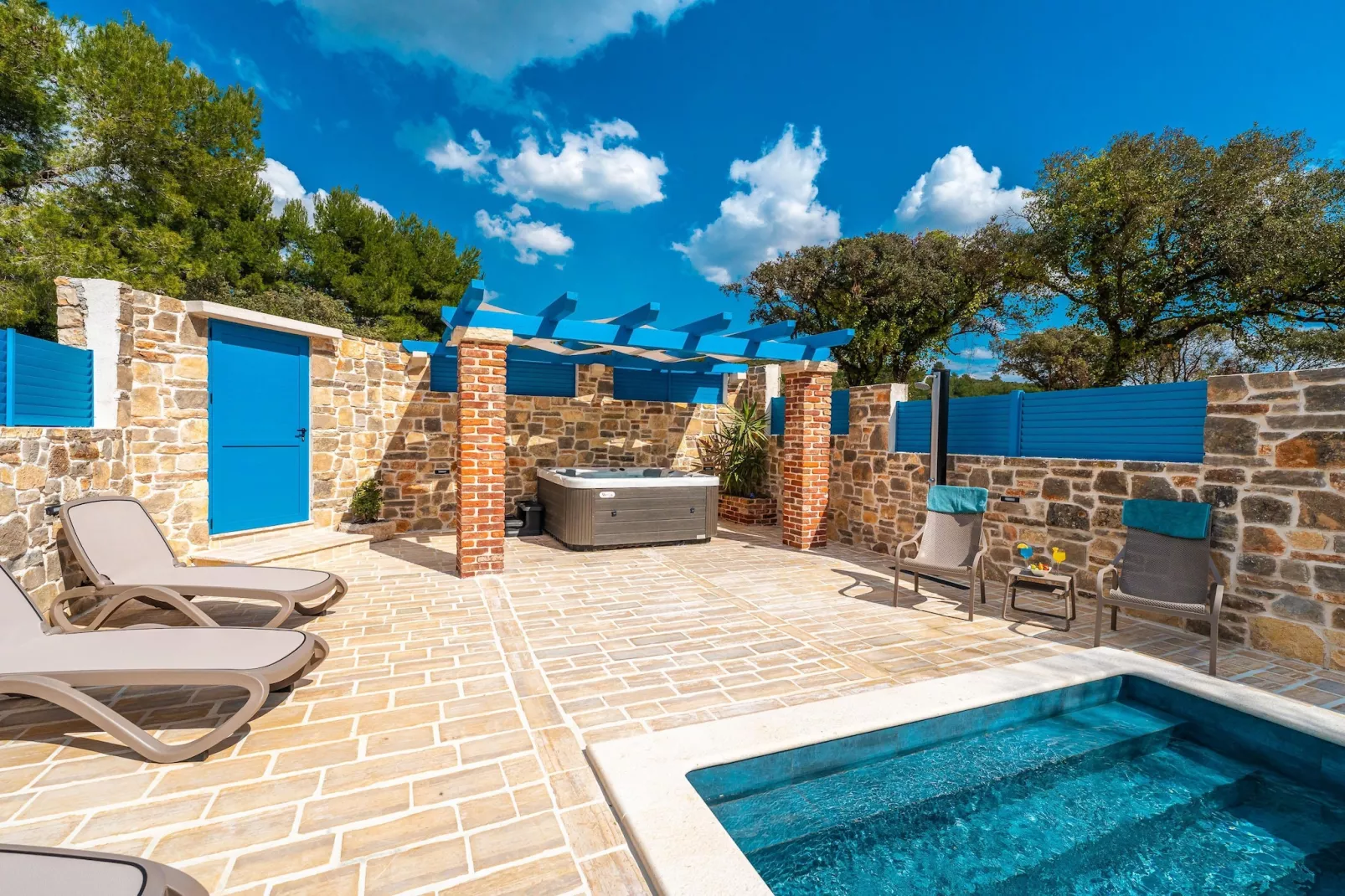 Dalmatian house Sukosan - Zwembad