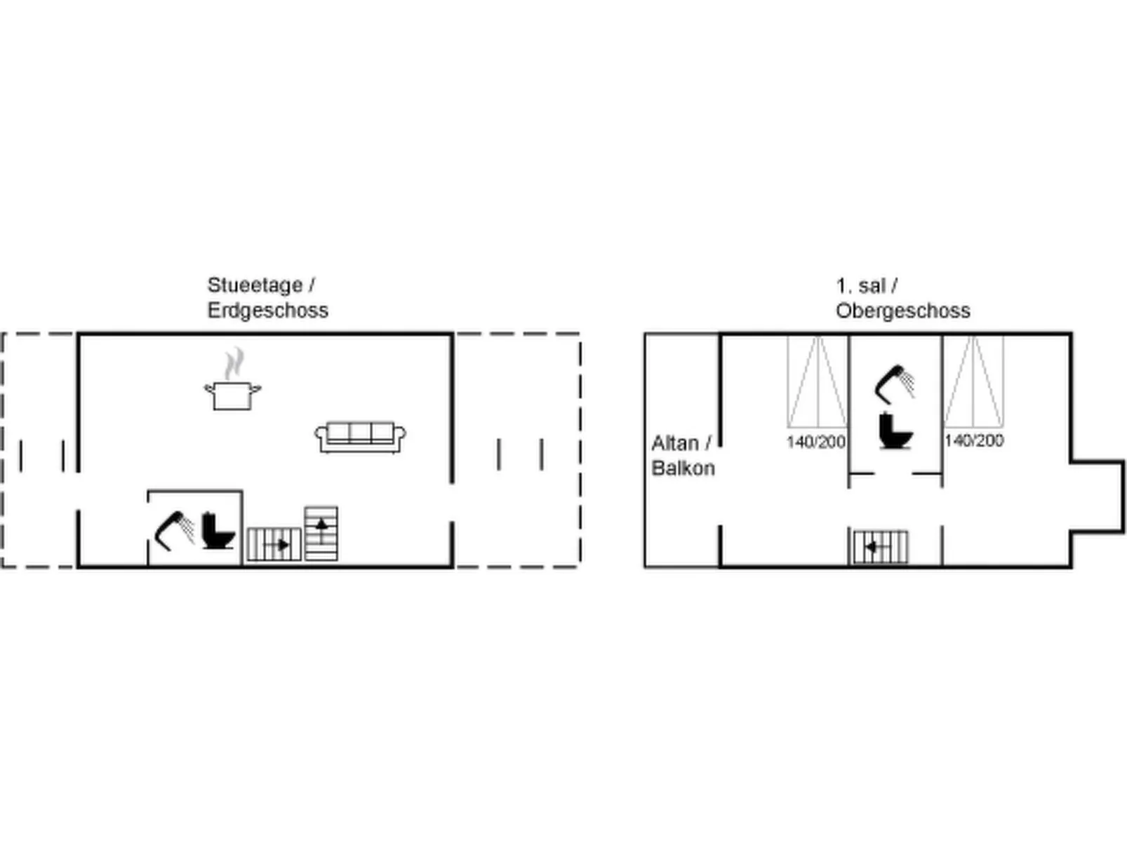 "Alwina" - 900m from the sea - Binnen