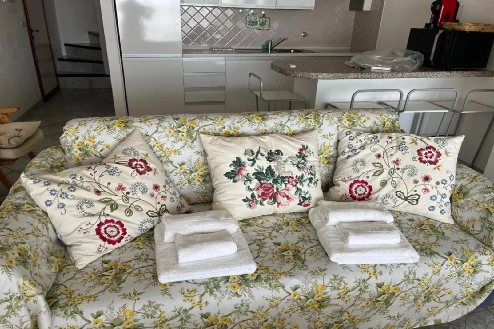 Residence Porto Coda Cavallo - APARTMENT 1 BEDROOM - Woonkamer