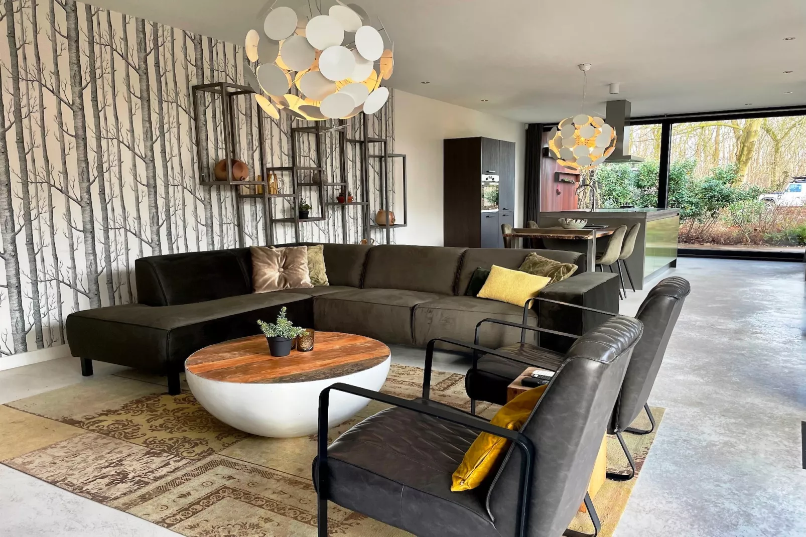 Stalen Boshuis - Woonkamer