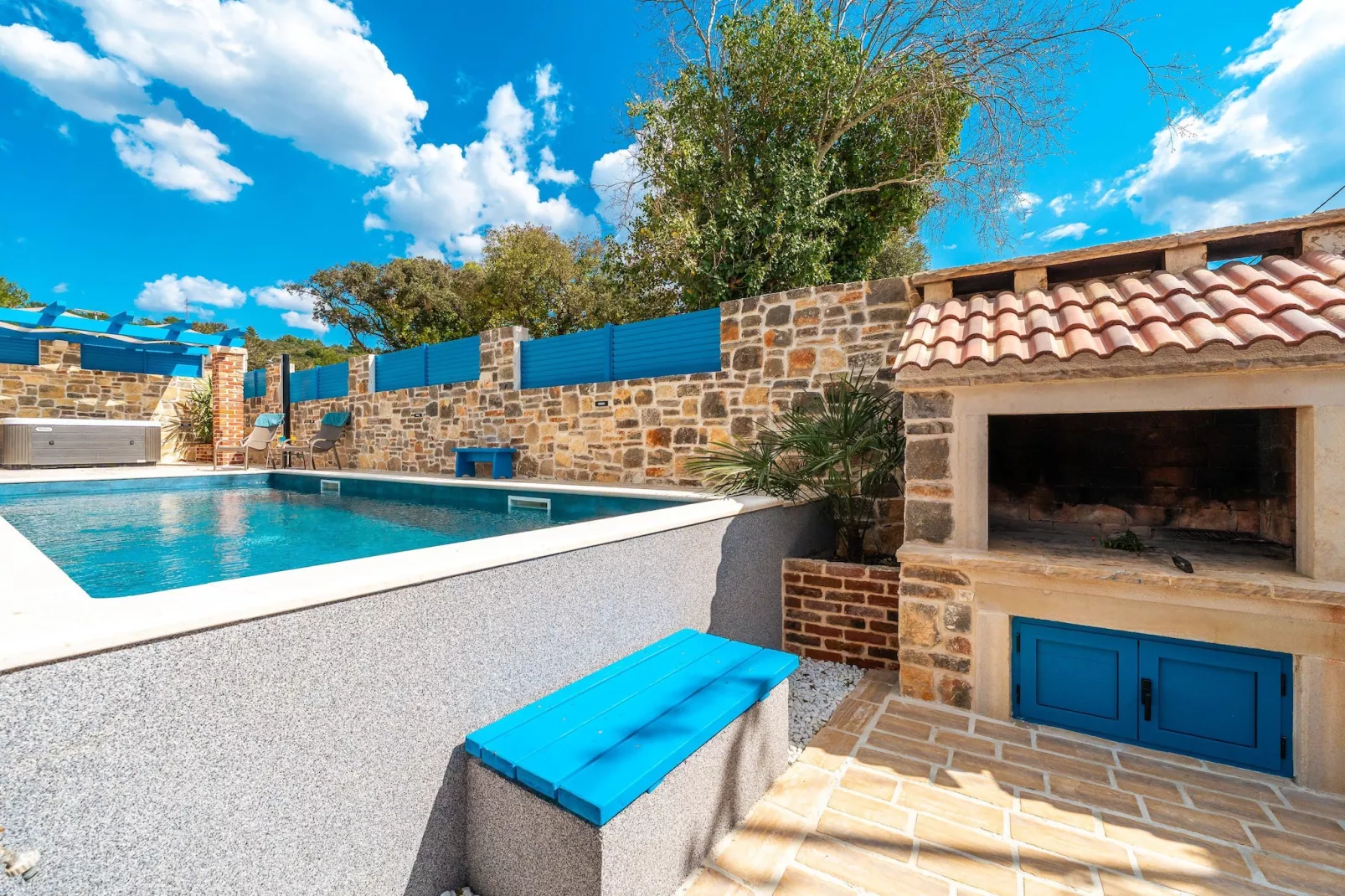 Dalmatian house Sukosan - Zwembad