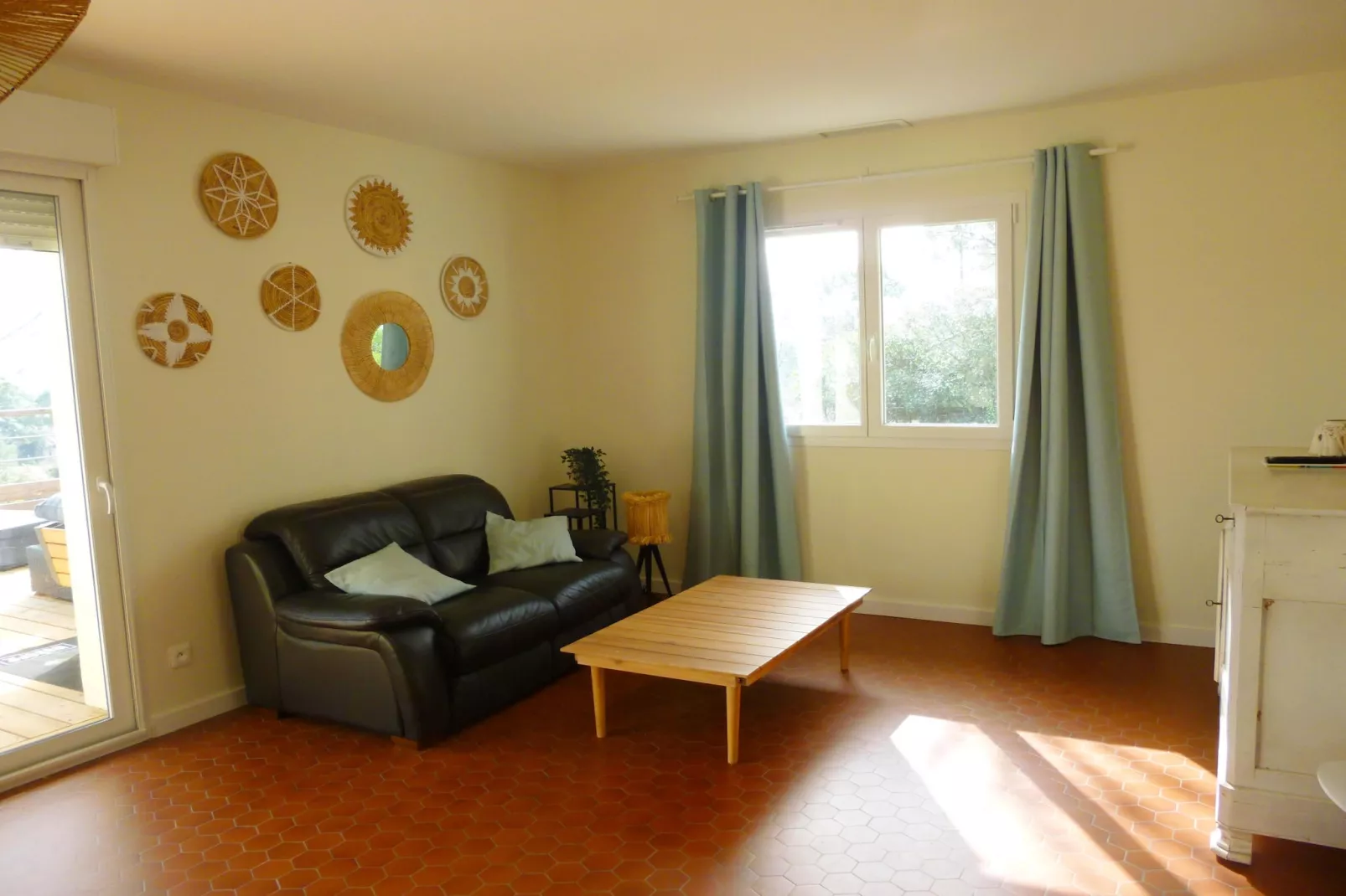 Maison avec vue sur le lac Lacanau - Woonkamer