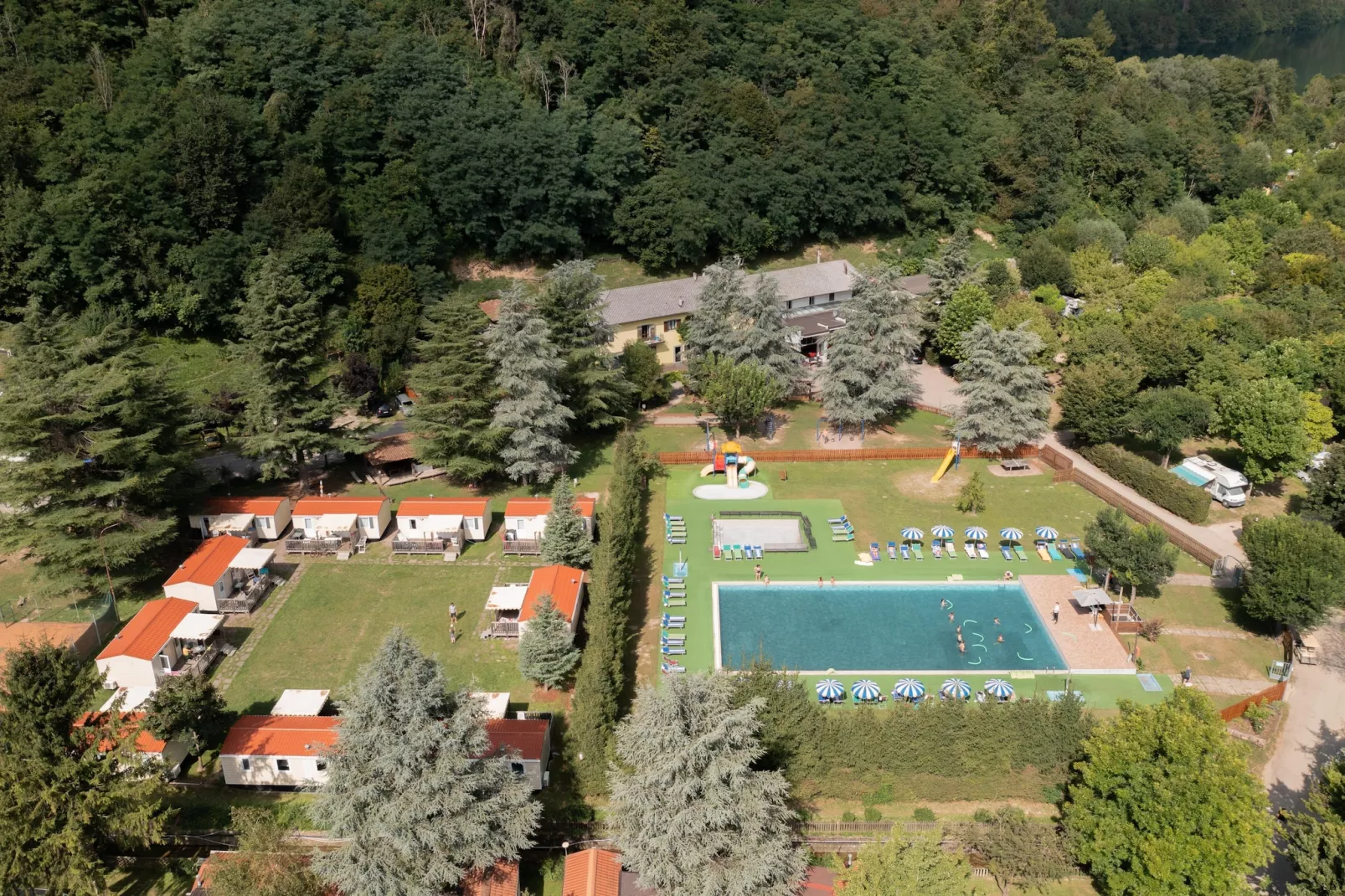 Due Laghi Levico Family Collection - LODGE ELITE - Uitzicht zomer