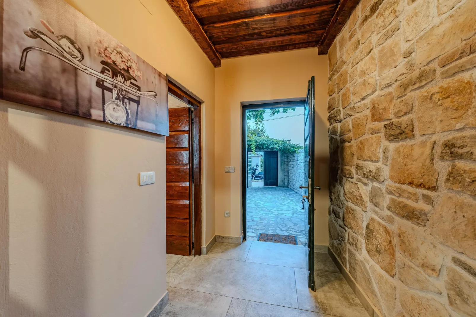 Dalmatian house Sukosan - Hal-ontvangst