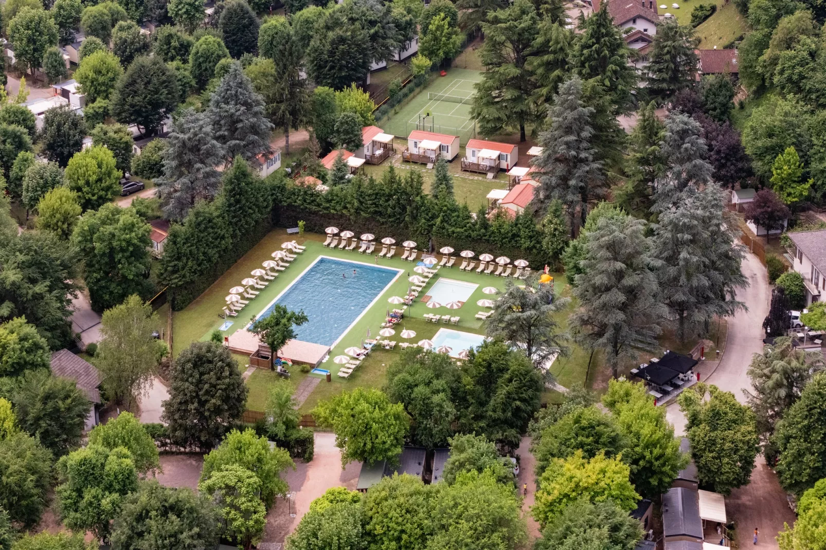 Due Laghi Levico Family Collection - LODGE ELITE - Uitzicht zomer