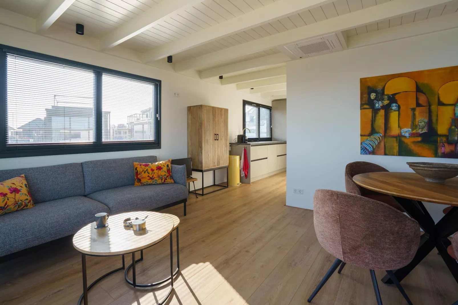 Houseboat Meerzicht - Woonkamer