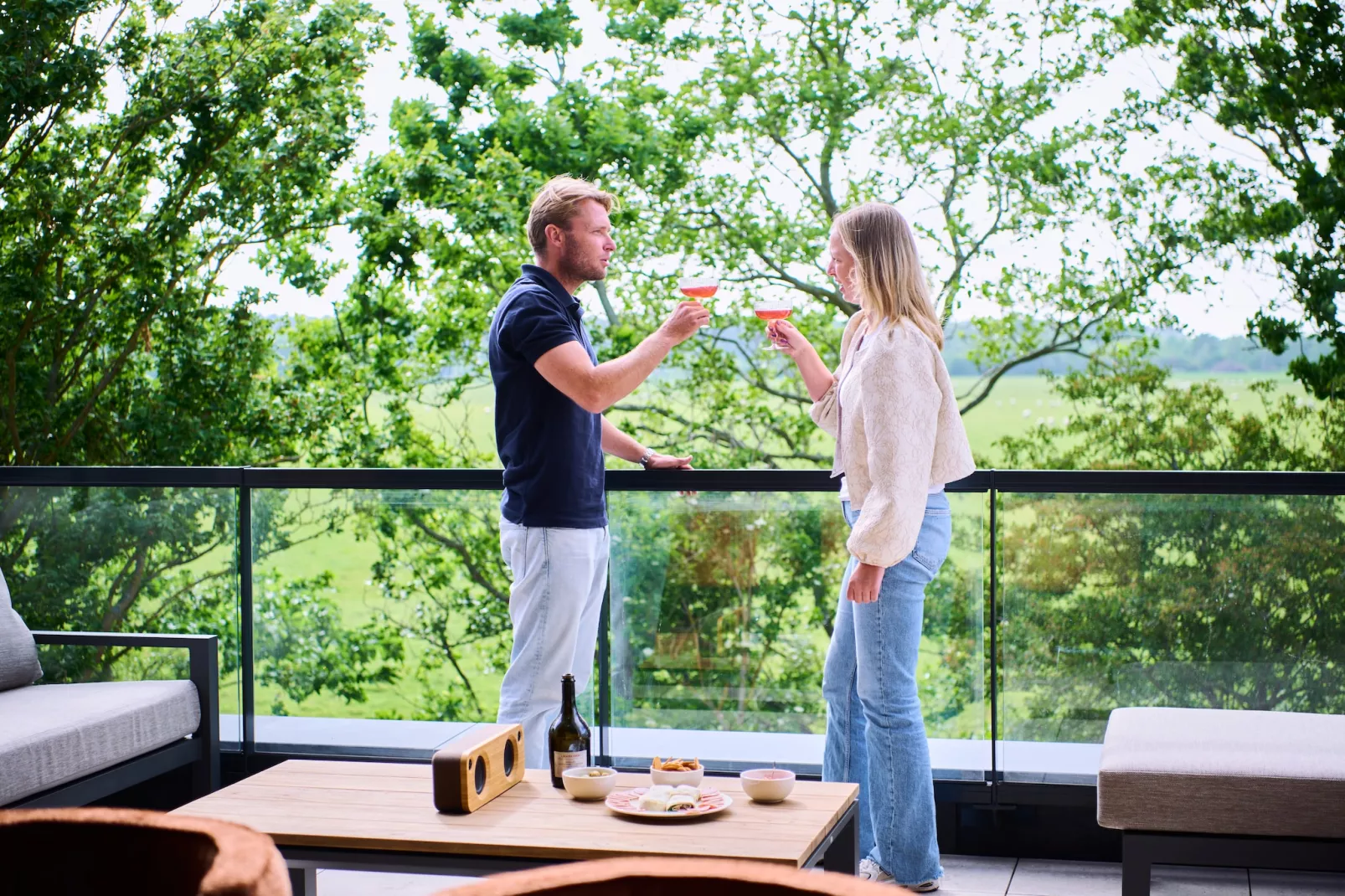 Droomsuites Texel - 8 person apartement - Terrasbalkon