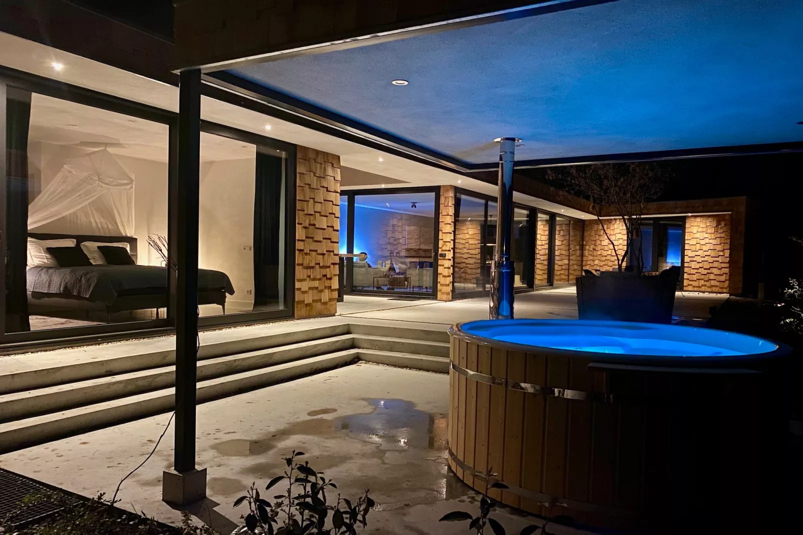 Houten Boshuis - Slaapkamer