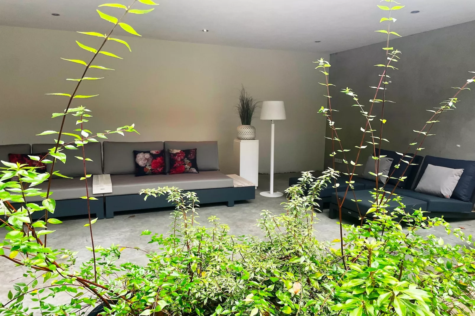 Betonnen Boshuis - Terrasbalkon